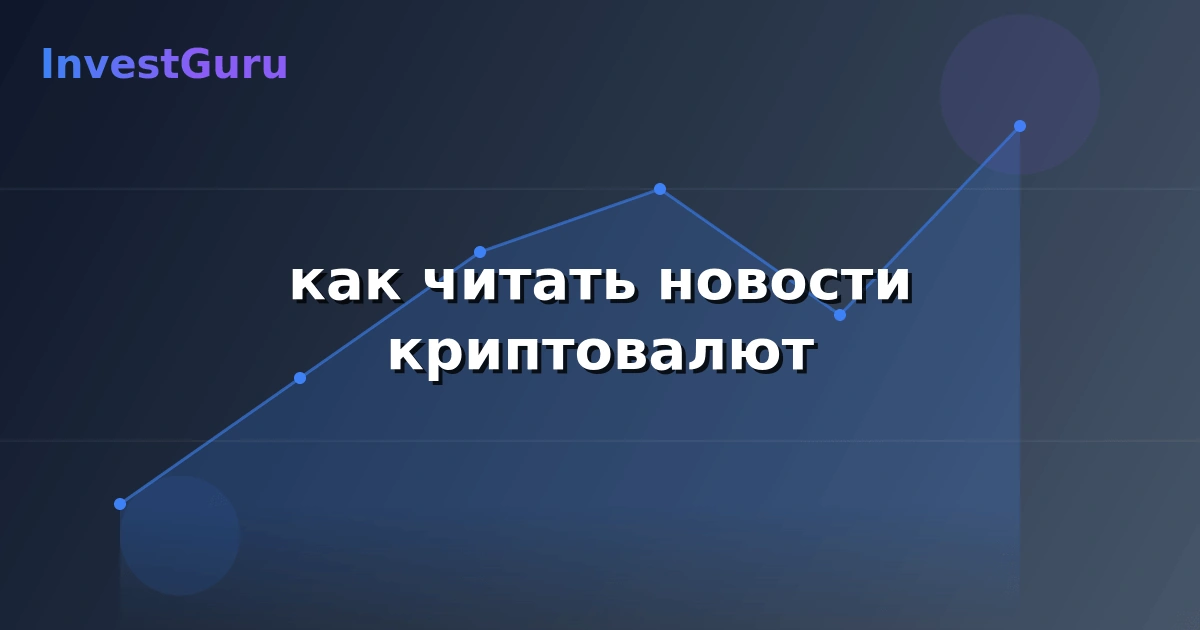 Иллюстрация к статье "как читать новости криптовалют" - аналитика рынка и торговые сигналы